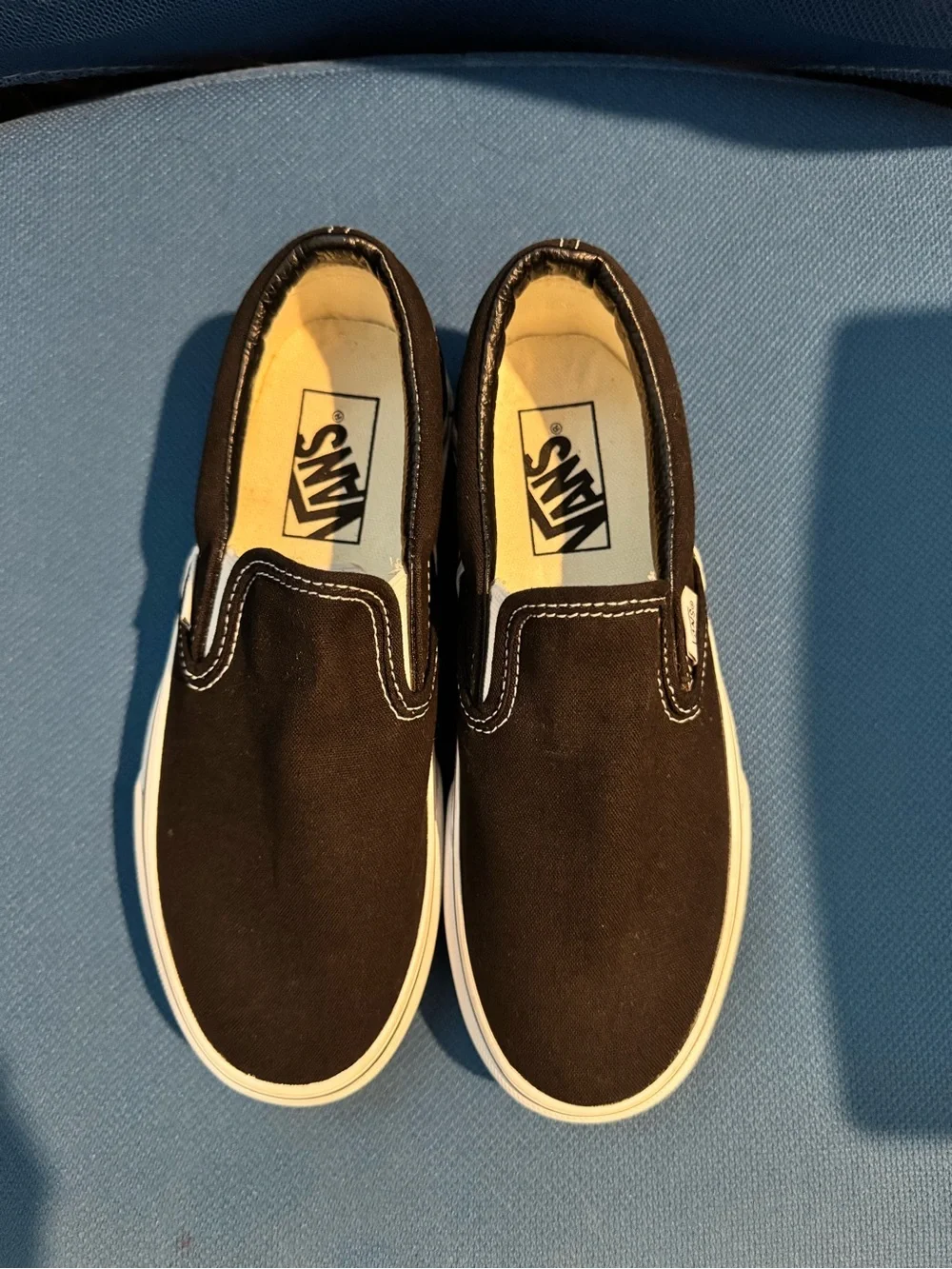 Vans platform classic Black Slip-On Canvas Shoes